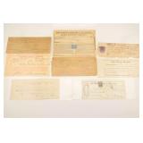 19th C. Express & Document Ephemera