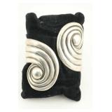 Taxco Sterling Silver Clamper Bracelet