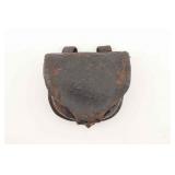 Small Leather Percussion Cap Pouch