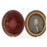 Young Man Daguerreotype in Union Case