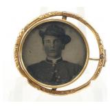 Photographic Portrait Brooch