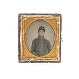 Standing Union Soldier Tintype