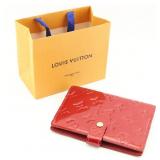 Louis Vuitton Red Leather Planner