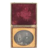 Small Daguerreotype of a Couple