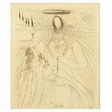 Salvador Dali 'To Ev'ry Captive Soul' Etching