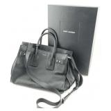 Saint Laurent Black Leather Tote