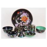 Black Chinese Cloisonne Wares, Group