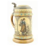 Mettlach Pottery 4 Seasons Villeroy & Boch Stein