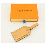 Louis Vuitton Leather Luggage Tag