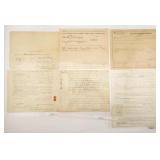 Group of 19th C. Legal Documents