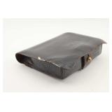 Leather Cartridge Box with Wood Insert