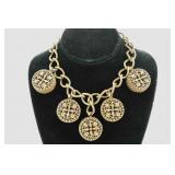 Joseff of Hollywood Medallion Necklace