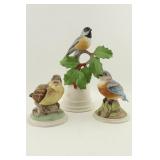 3 Boehm Porcelain Birds