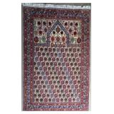 Indian Wool Prayer-Style Rug