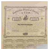 Confederate $1000 Loan Bond, 1863