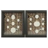 Pair of Framed Grand Tour Intaglio Groups