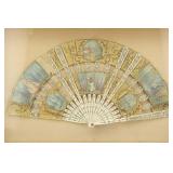 Antique Framed Folding Fan