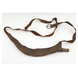Leather Gunpowder Flask