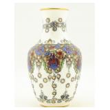 Royal Worcester Floral Porcelain Vase