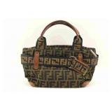 Fendi Zucca Canvas Handbag