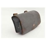 Leather Cartridge Box with Wood Insert
