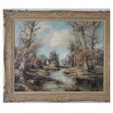 Willi Bauer Woodland Stream O/C