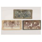 Three President McKinley Stereoviews