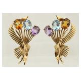 Multicolor Gemstone Earrings