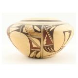 Signed Hopi Frog Pottery Vessel