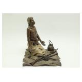 Franz Bergman Cold Painted Bronze 'At Prayer'