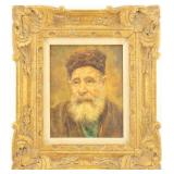 G. van Pelt Bearded Man Portrait O/C
