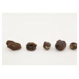 Five Bullet-Embedded Pine Knots