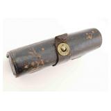 Leather Cartridge Box with Wood Insert