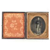 Full-Length Soldier Tintype