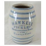 Kansas City & Iowa Hawkeye Pickles Crock