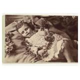 Postmortem Carte de Visite of a Child