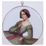 Portrait Miniature Brooch or Pendant