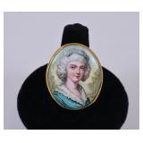 Portrait Miniature Ring, Size 7