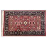 Floral Medallion Hand-Knotted Rug