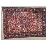 Floral Medallion Hand-Knotted Rug