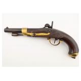French Model 1822 Percussion Pistol