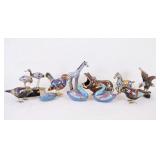 12 Chinese Cloisonne Animal Figures