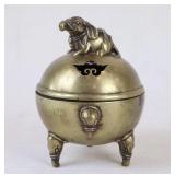 Bronze Elephant-Handled Tripod Censer