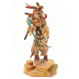 Adrian Poleahla Carved Wood Kachina Figure