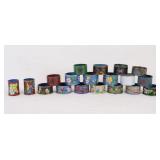 17 Chinese Cloisonne Napkin Rings Group