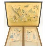Framed Asian Print Group