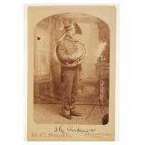 Mr. Andrews Tuba Player B. C. Smith Cabinet Card