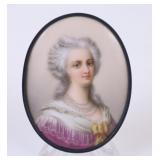 Painted Porcelain Portrait Miniature