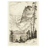 Lyman Byxbe 'Odessa Lake' Signed Etching