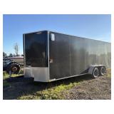 2014 H & H Enclosed Trailer 7  x  20ft Black